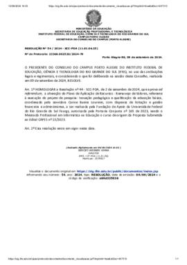 Resolução 054/2024