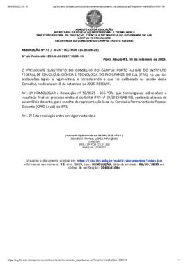 Resolução 055/2025