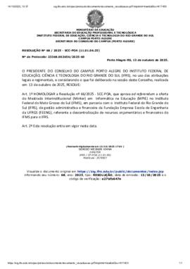 Resolução 068/2025