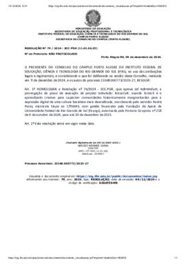 Resolução 079/2024