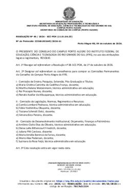 Resolução 040/2026 ad referendum