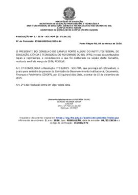 Resolução 003/2026