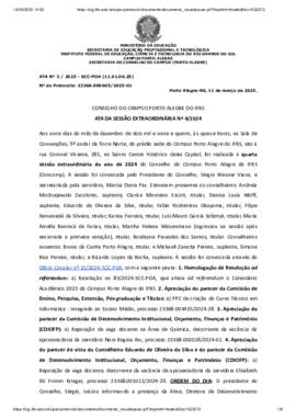 Ata 003/2025 - Sessão Extraordinária