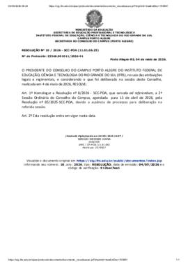 Resolução 010/2026
