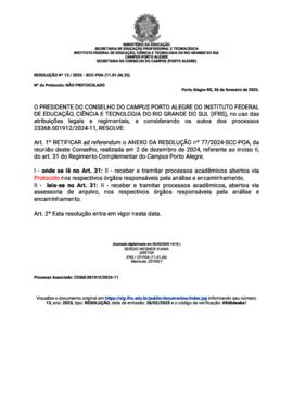 Resolução 013/2025 ad referendum