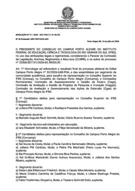 Resolução 021/2026 ad referendum