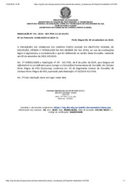 Resolução 046/2024