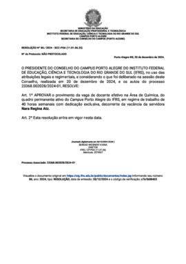 Resolução 086/2024