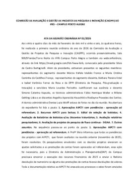 Ata 001/2026 - reunião ordinária