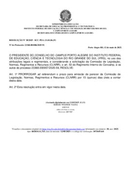 REesolução 030/2025 ad referendum