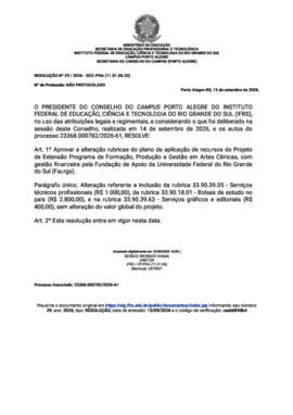 Resolução 029/2026