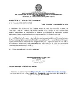 Resolução 078/2025 ad referendum