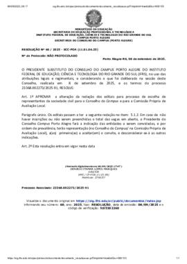 Resolução 060/2025