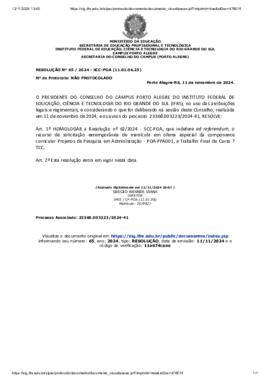 Resolução 065/2024