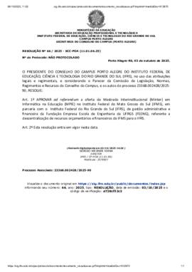 Resolução 066/2025 ad referendum